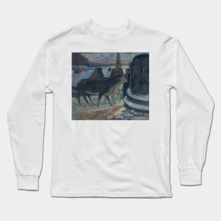 Christmas Night (The Blessing of the Oxen) by Paul Gauguin Long Sleeve T-Shirt